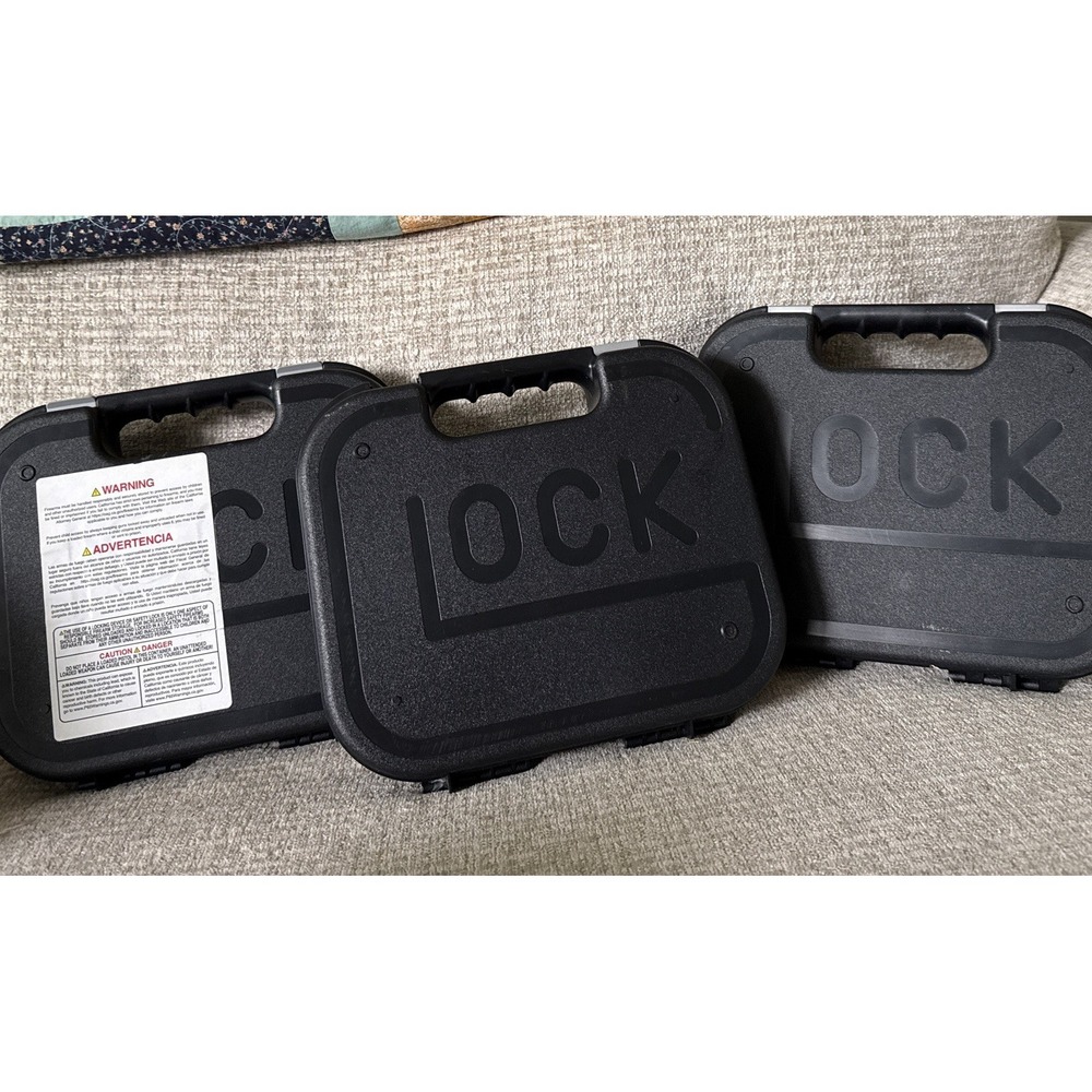Factory Glock Pistol Gun Case Black Original OEM All Models G17 G19 G22 G23 30